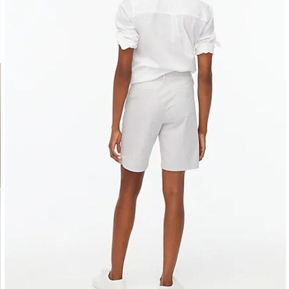 J. crew Factory Al569 9" Frankie Bermuda Shorts Gray Chino NWT size 0 - Picture 3 of 10